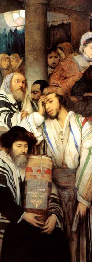 Jews-Praying-in-the-Synagogue-Color-300-web